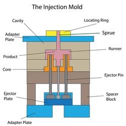 the injection mold