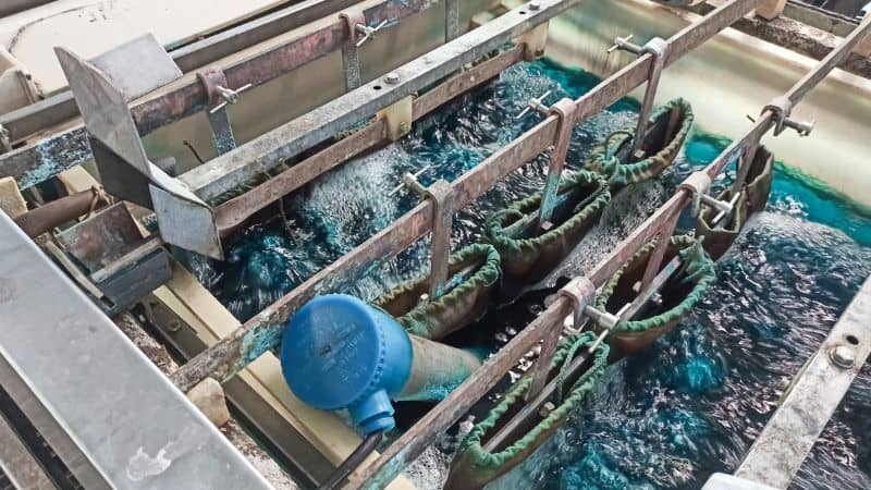 the electroplating process