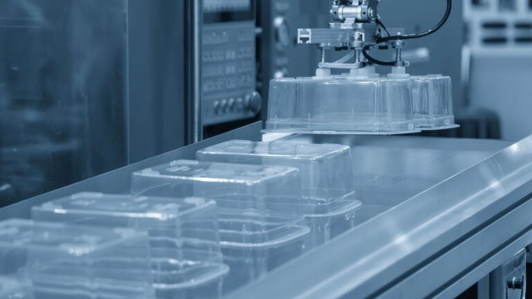 a plastic injection molding machine