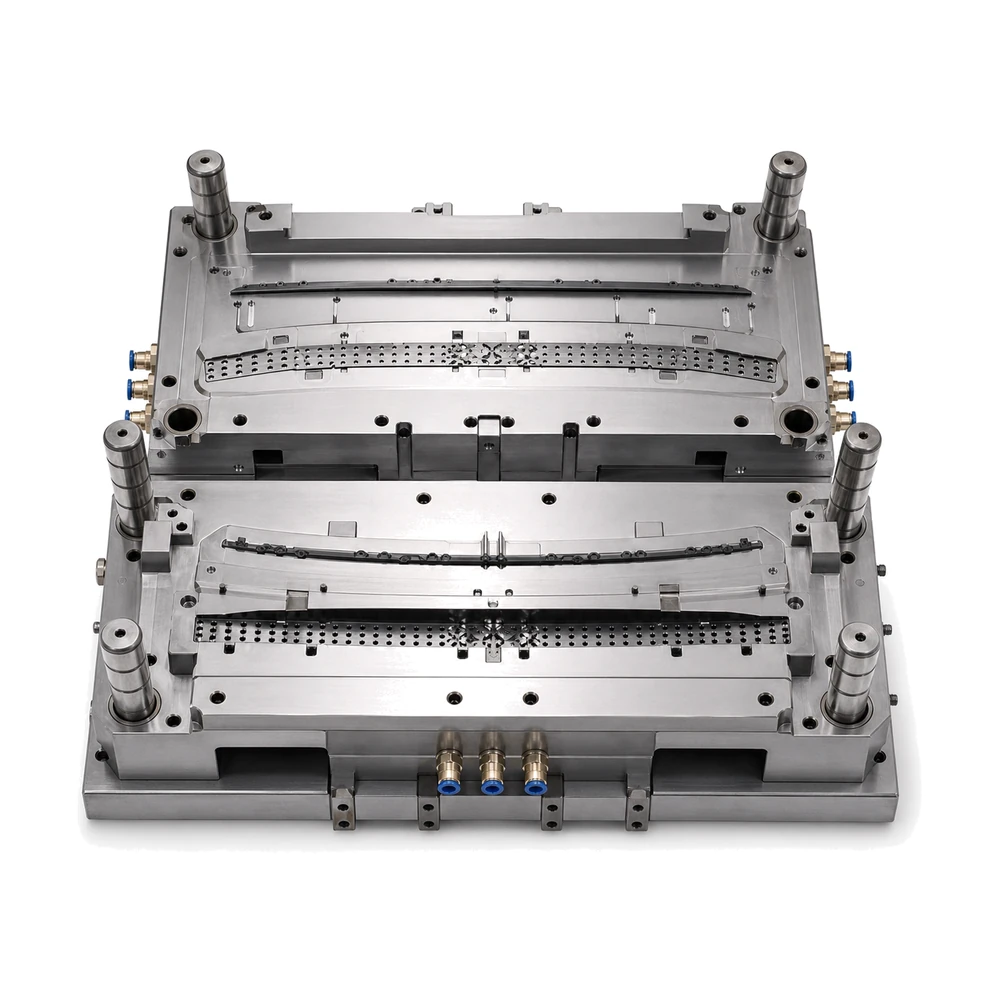 Automotive Headlight Trim Panel Mold for Plastic Injection Molding