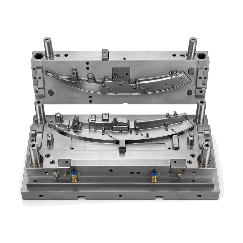 PP Headlight Bracket Injection Mold for Automotive Plastic Injection Molded Parts