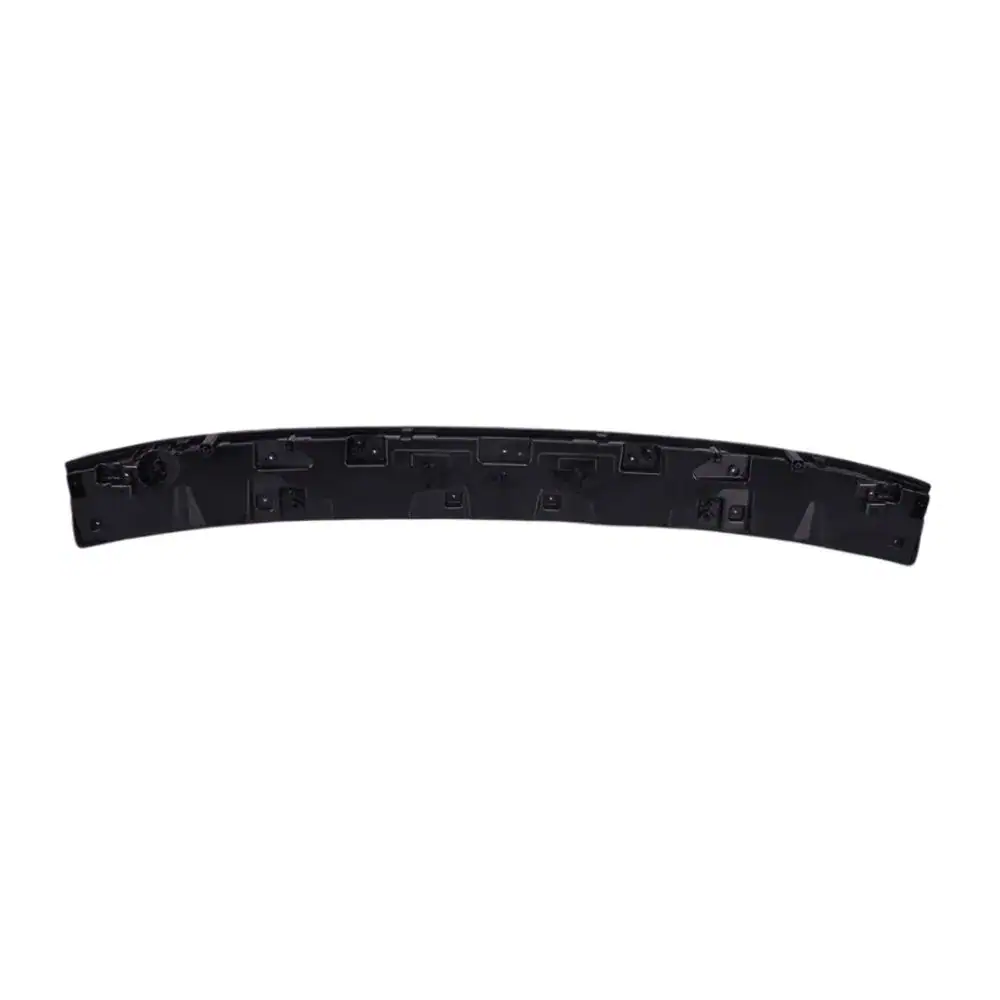 a black injection molded headlight filler