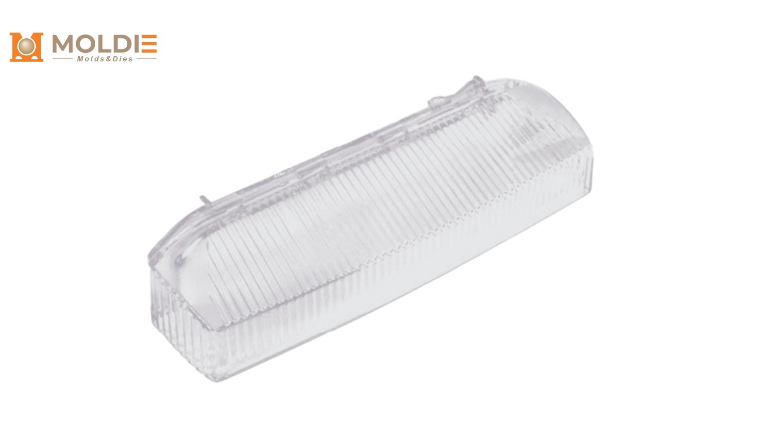 a plastic lighting component made by Moldie 2
