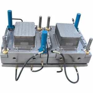 Two-Cavity 600 × 400 × 320 mm Crate Mould