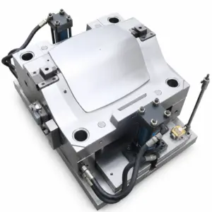 Compact Lidded Waste Bin Injection Mould