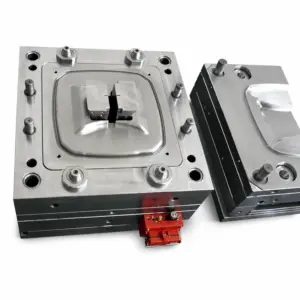 Compact Snap-Lid Waste Bin Mould