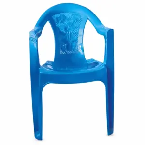 Floral-Back Plastic Armchair Mould