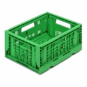 Locking Foldable Produce Crate Mould
