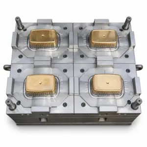 Four-Cavity Rectangular Basket Mould