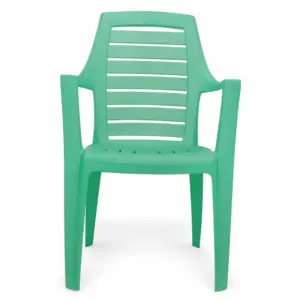 Horizontal-Slat Plastic Armchair Mould