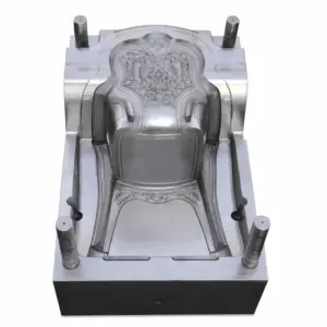 Ornate-Back Plastic Armchair Mould