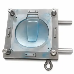 Oval Lidded Waste Bin Injection Mould