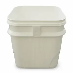 Ribbed Square Paint Bucket Mould