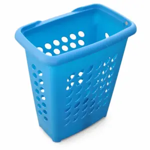 Oval-Vent Rectangular Laundry Basket Mould