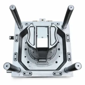 Rectangular Pedal Waste Bin Injection Mould