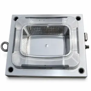 Rectangular Perforated Storage Basket Mould
