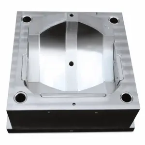 Round Waste Bin Lid Cavity Mould