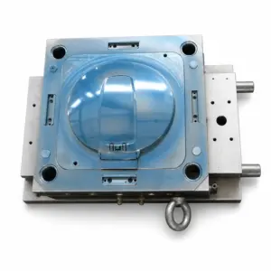 Round Waste Bin Cover Injection Mould