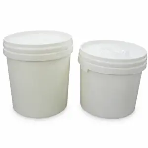Tall and Medium Round Paint Bucket Mould Set