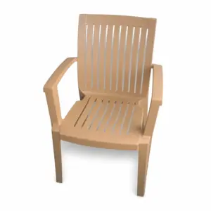 Slatted-Seat Plastic Armchair Mould