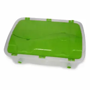 Low-Profile Wheeled Storage Box Mould