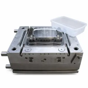 Deep Rectangular Clear Storage Box Mould