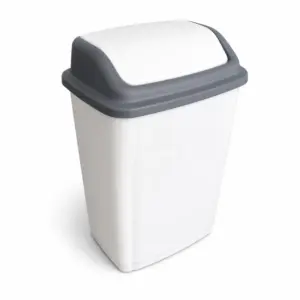 Two-Tone Rounded Swing-Lid Bin Mould