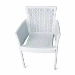 Rattan-Look Plastic Armchair Mould