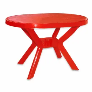 Compact Crossed-Leg Round Table Mould