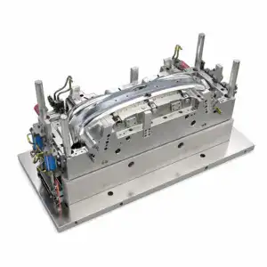 High-precision automotive bumper injection mold machine used for manufacturing front and rear car bumpers.